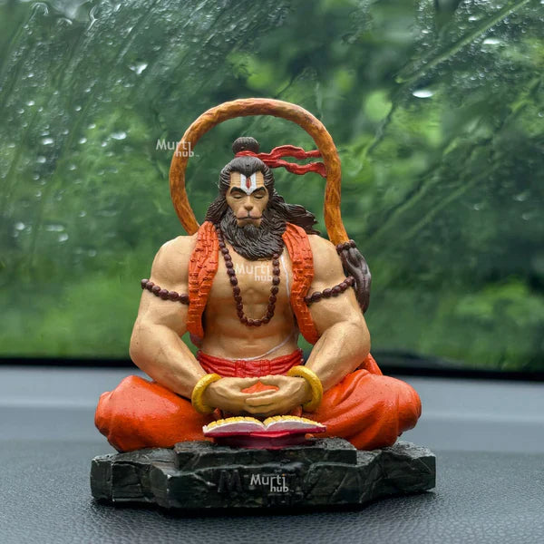 Pavan Sut Hanuman ji Hand Painted for Car dashbord