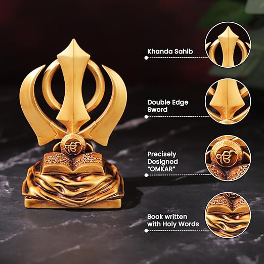 Khanda Sahib for Car Dashboard (🔥BUY 1 GET 1 FREE🔥)