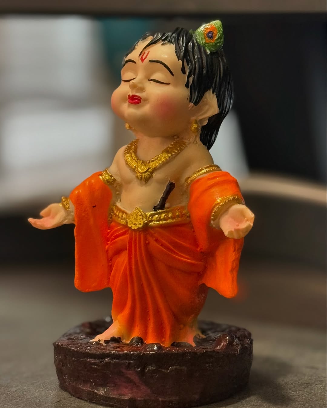 Divine Baby Krishna Decorative Idol