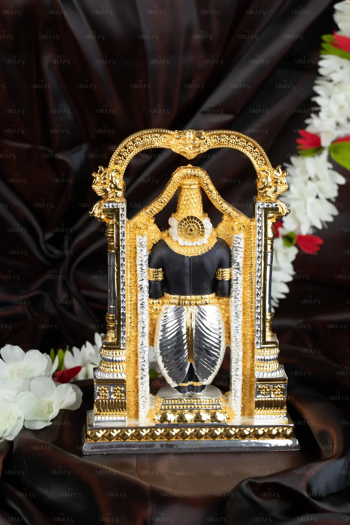 Lord Balaji (Srinivasa Mangapuram) Idol - Gold & Silver Plated